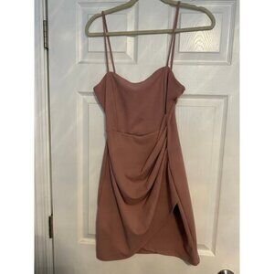 SIZE L Windsor Light Pink Mini Dress